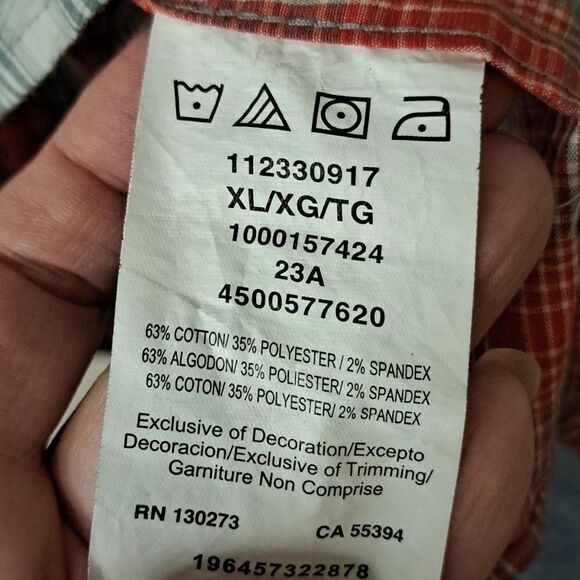 Wrangler button down long sleeve shirt size XL - Picture 3 of 4